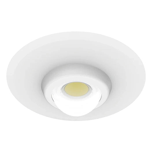 Commercial 25 Watt COB LED Down light, 4500K Neutral White, Hospital light, Clinic light, Clean room light, Office light clear optical glass lens