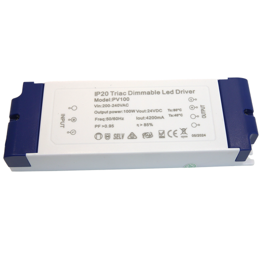 100W LED Driver- Constant Voltage- Phase dimming IP20