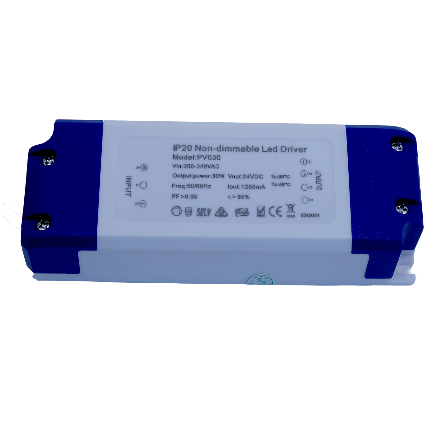 30W LED Driver- Constant Voltage- Non dimming - IP20